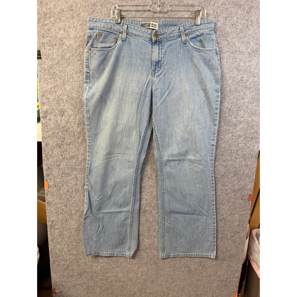 Signature‎ by Levi Strauss & Co Women Low Rise Bootcut Light Wash Jeans 18.5W